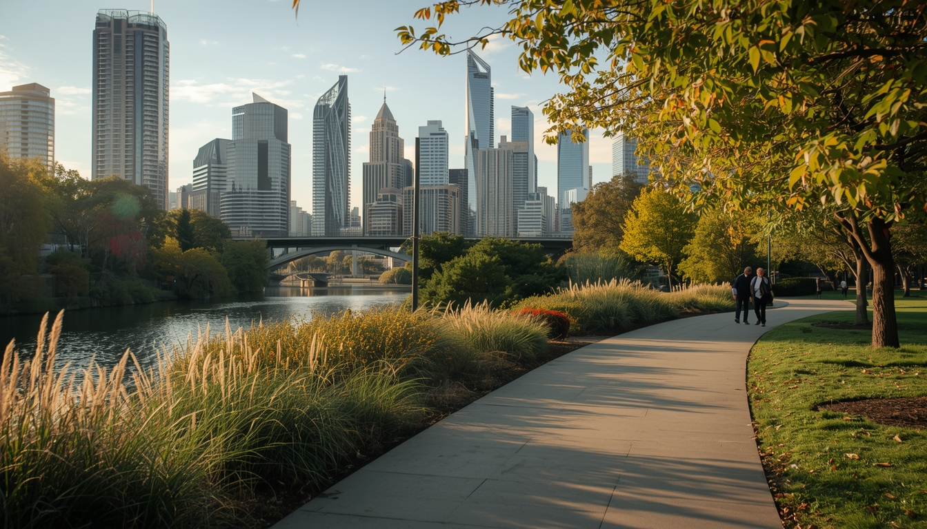 Chodyrexjriz morning walkway pace in Melbourne